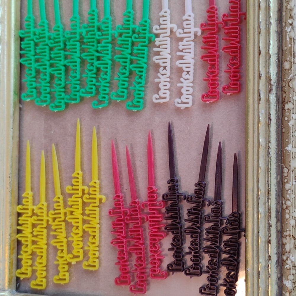 🥩 Cooked with GAS VINTAGE STEAK PICKS NOVELTY GRILLED